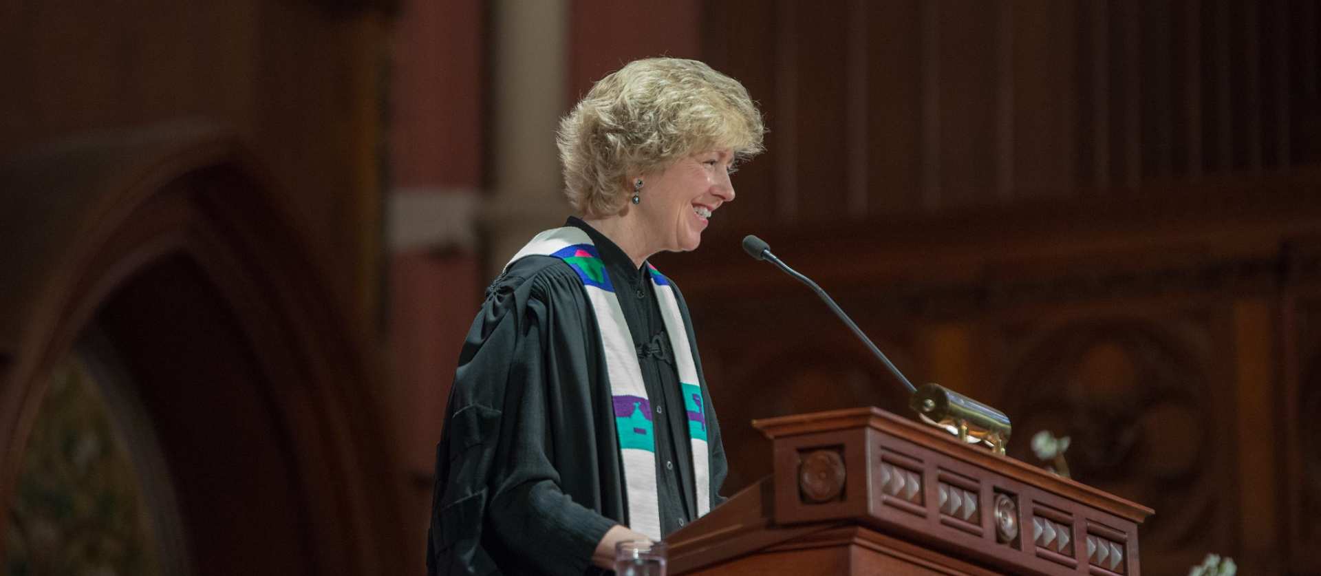 Rev. Nancy Taylor preaching