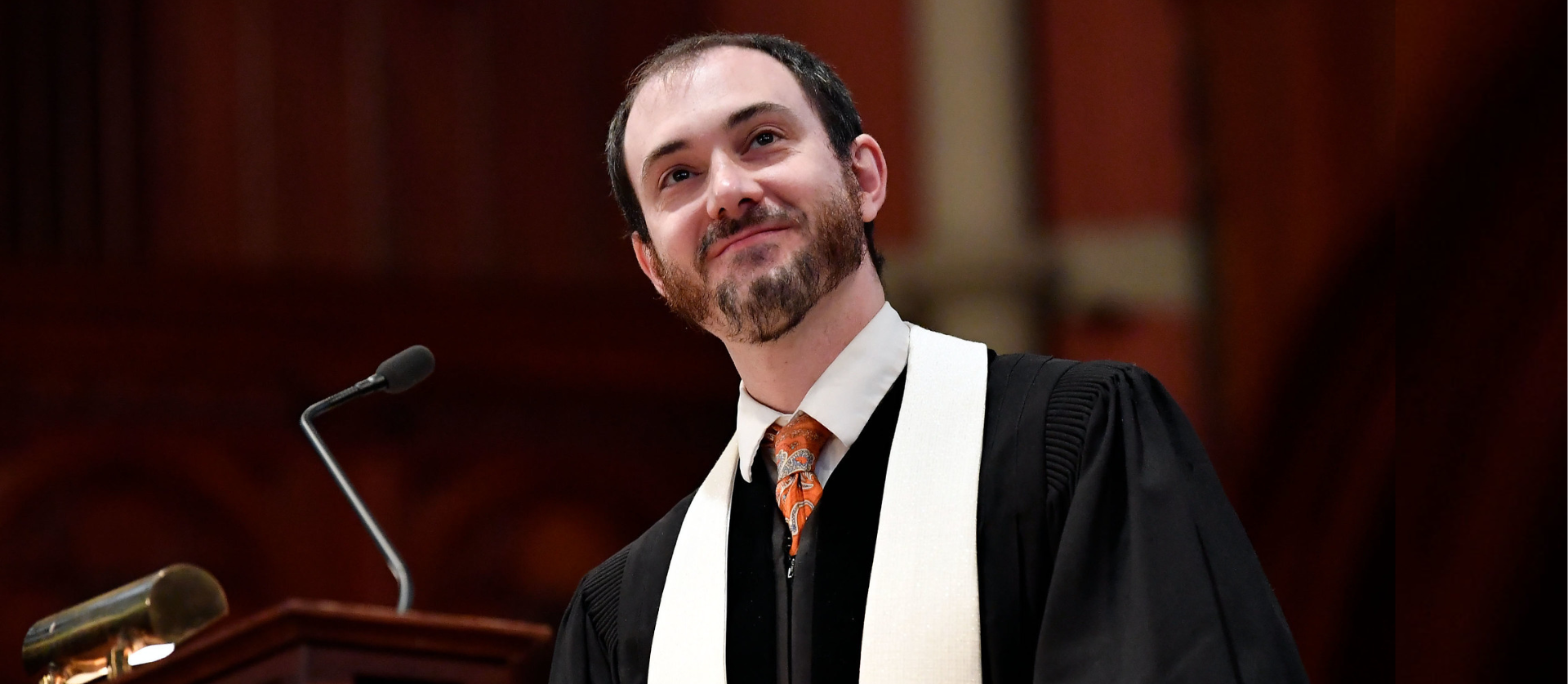 Rev. John M. Edgerton preaching